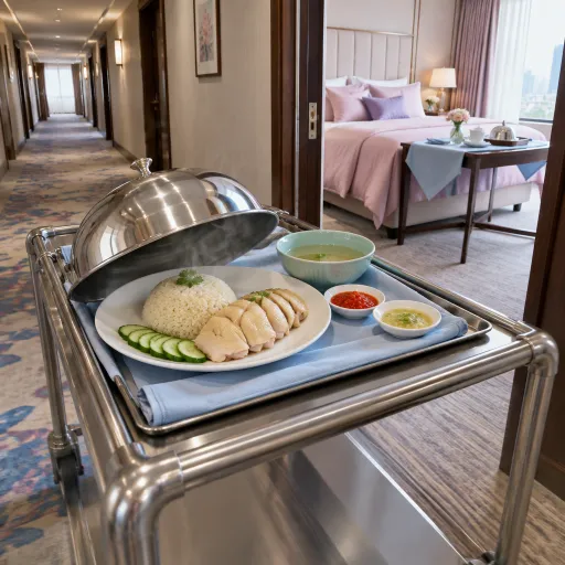 Hainanese chicken rice was born in a hotel: the properties keeping the tradition on the room service menu