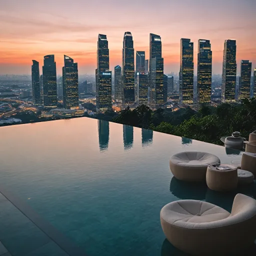 Singapore hotels with rooftop bars: elevate your stay with skyline views and luxury pools