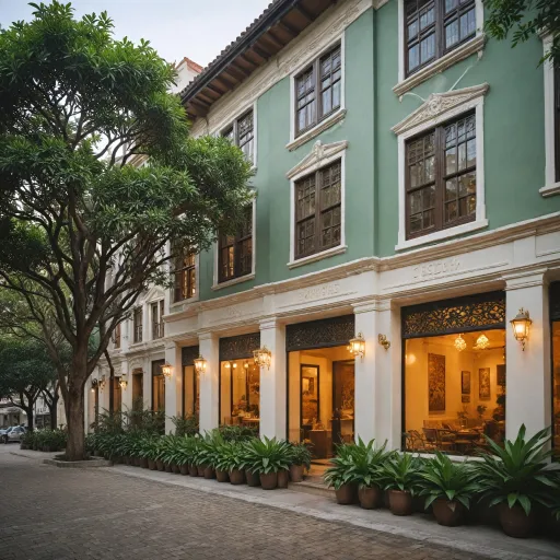 Eco friendly hotels in Singapore’s arts and heritage district for a refined green stay