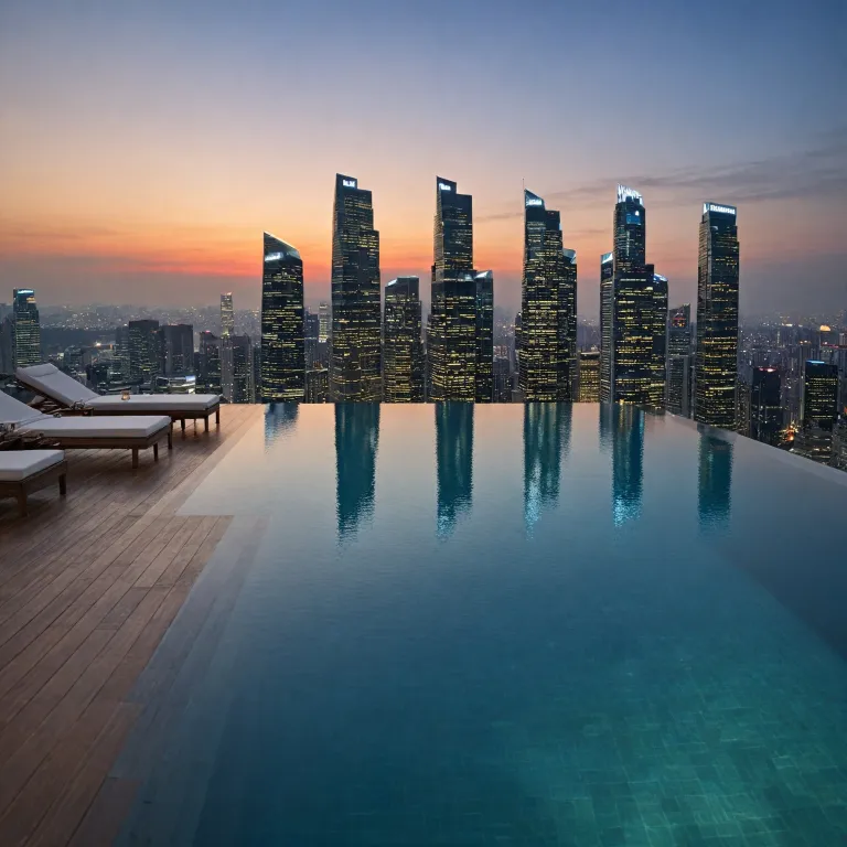 Singapore swimming pool hotels with skyline views for refined city stays