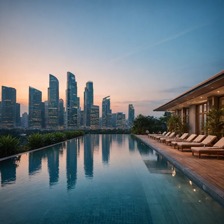 Elegant hotels with lap pools in Singapore for focused city swims